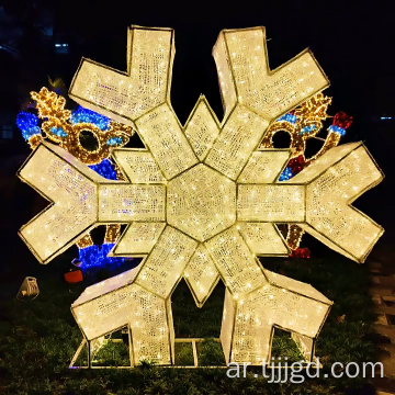 زخارف ضوء الثلوج عيد الميلاد